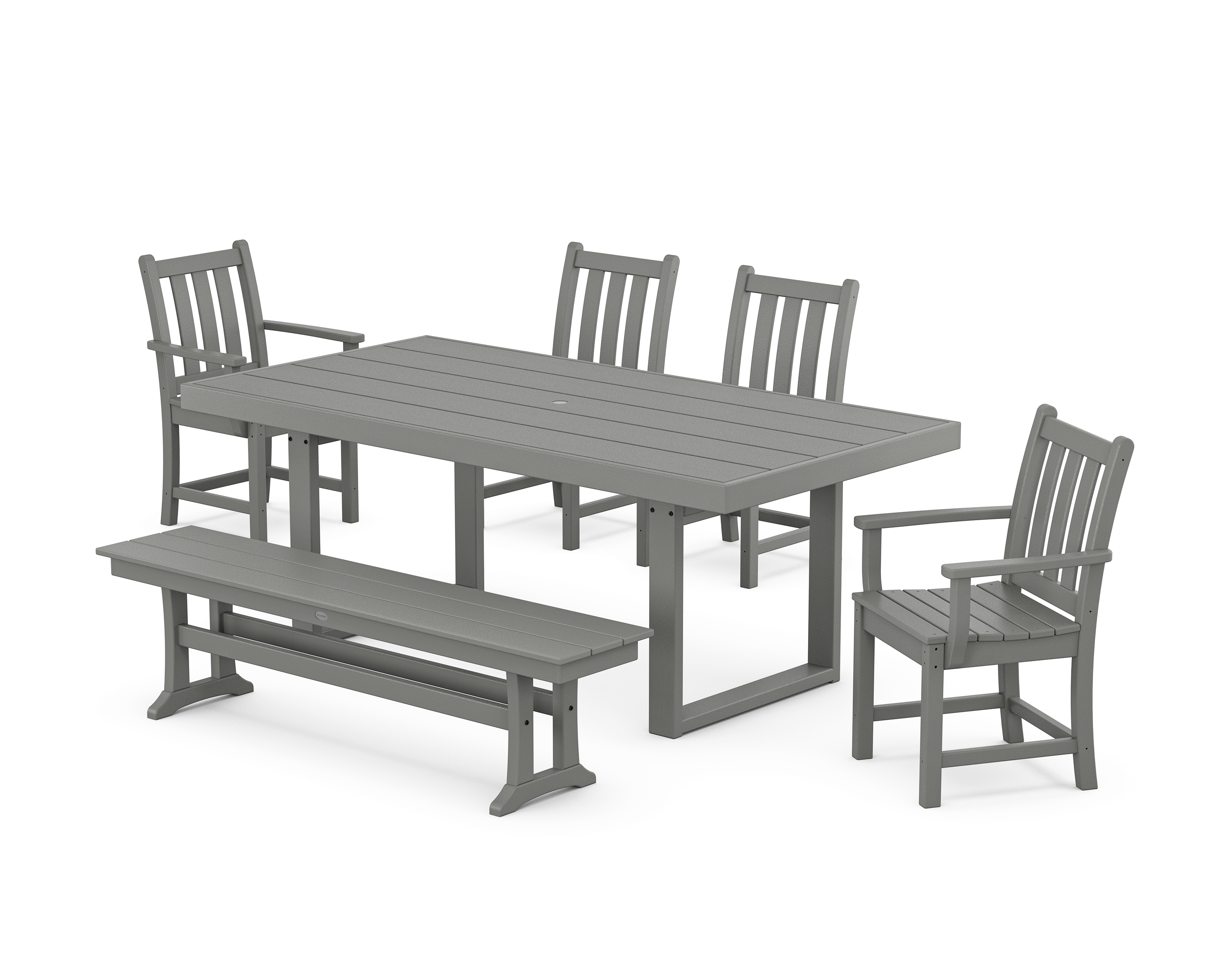 POLYWOOD Traditional Garden 6-Piece Dining Set