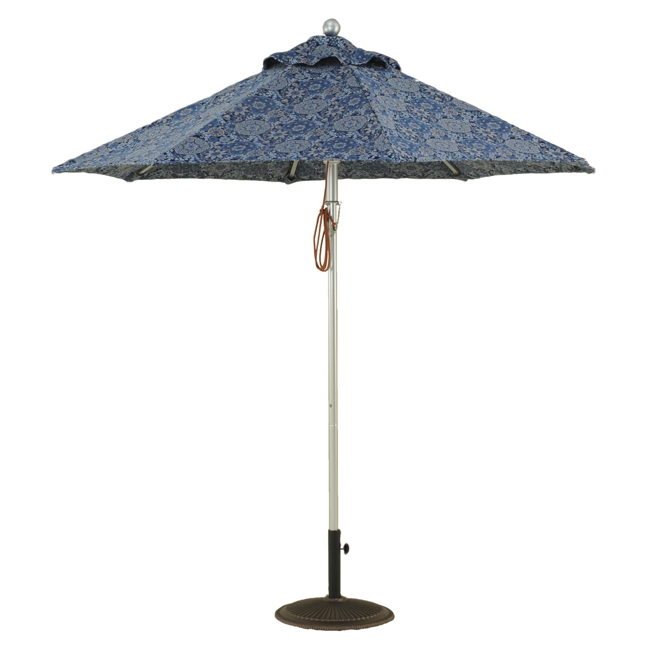 9 Ft Heavy Duty Aluminum Market Umbrella with Double Pulley