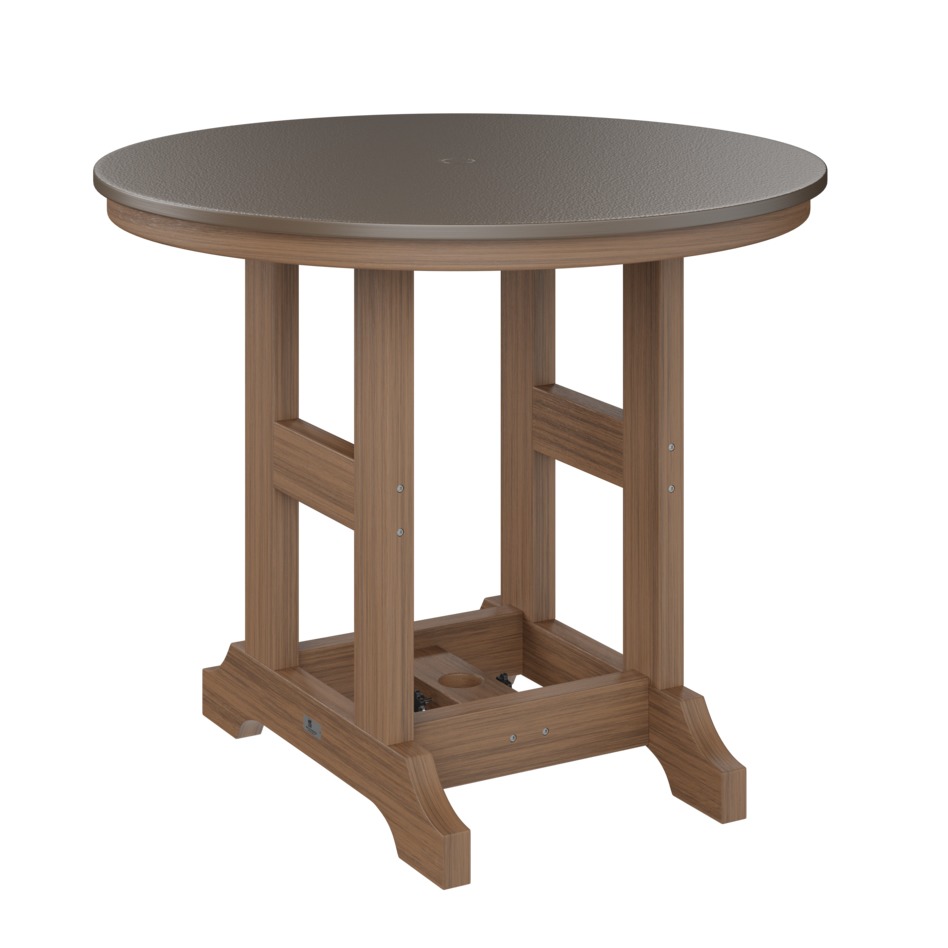 Berlin Gardens Garden Classic Hammered Finish 38 in Round Bar Table