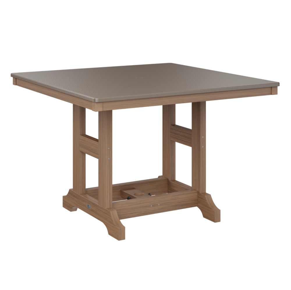 Berlin Gardens Garden Classic Hammered Finish 44 in Square Bar Table