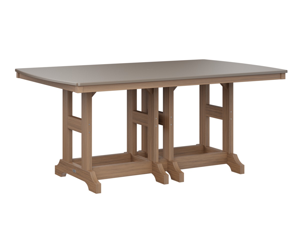 Berlin Gardens Garden Classic Hammered Finish 44 x 72 in Rectangle Dining Table