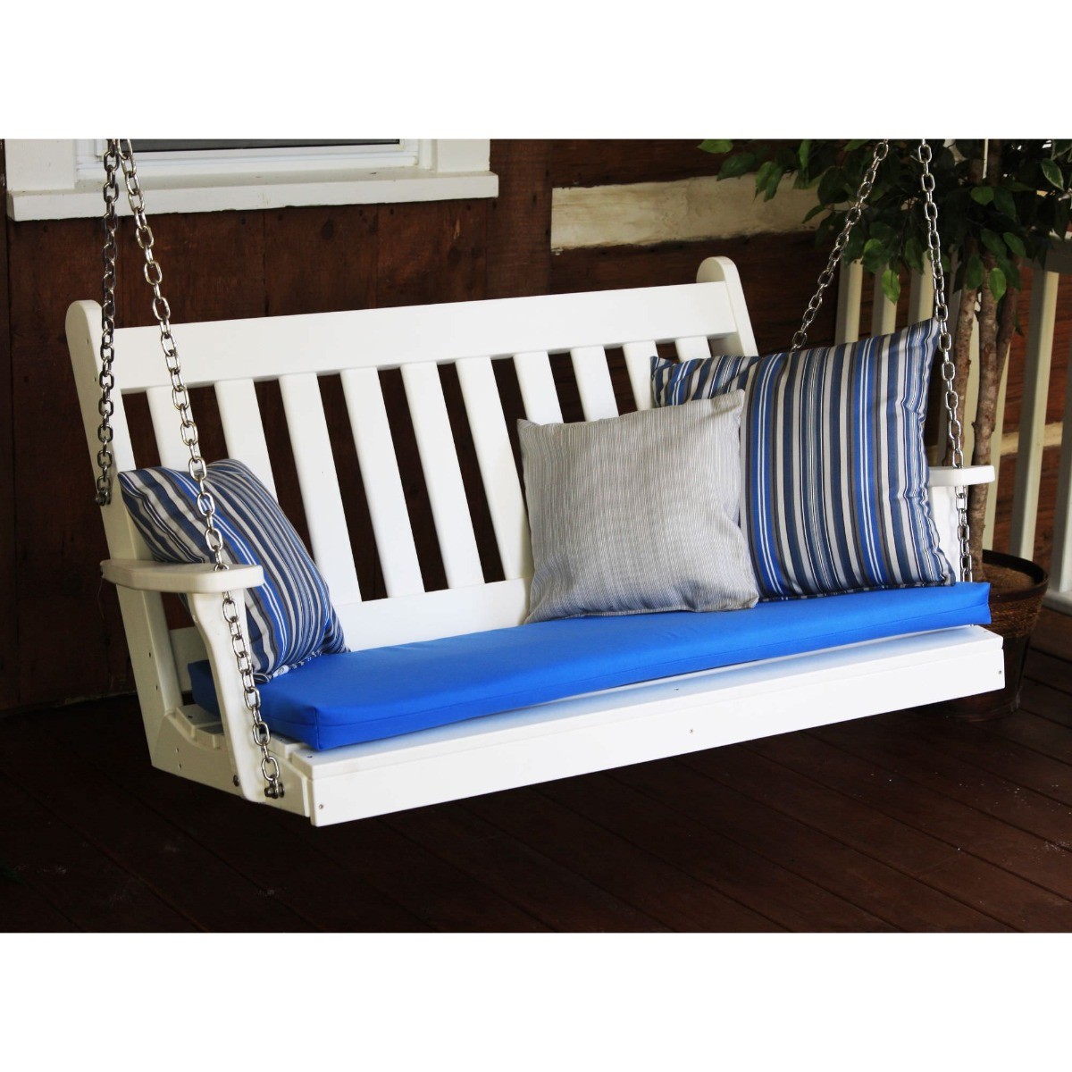 A&L Furniture 4 ft Poly Traditional English Swing