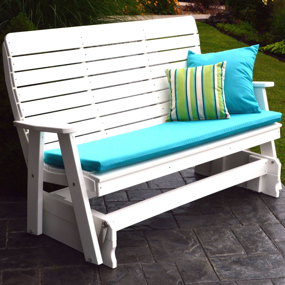 A&L Furniture 4 ft Poly Winston Glider