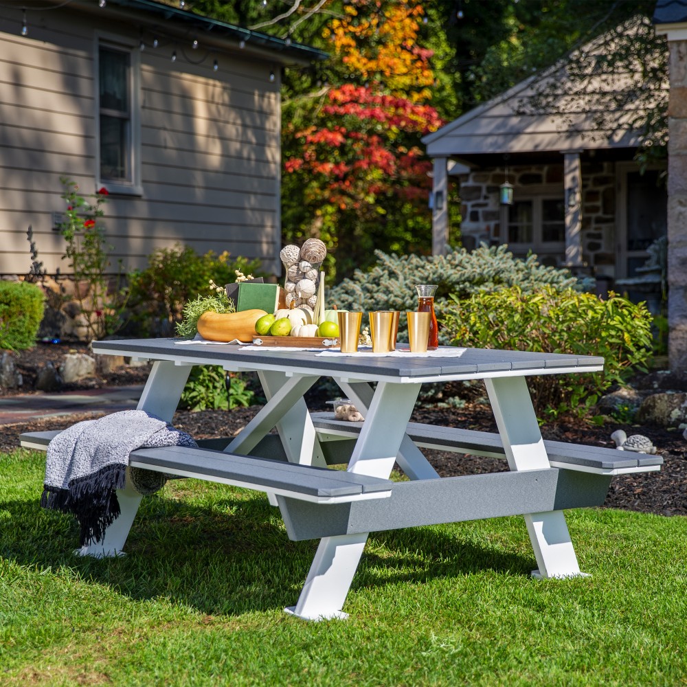 Amish Poly 6 ft Picnic Table