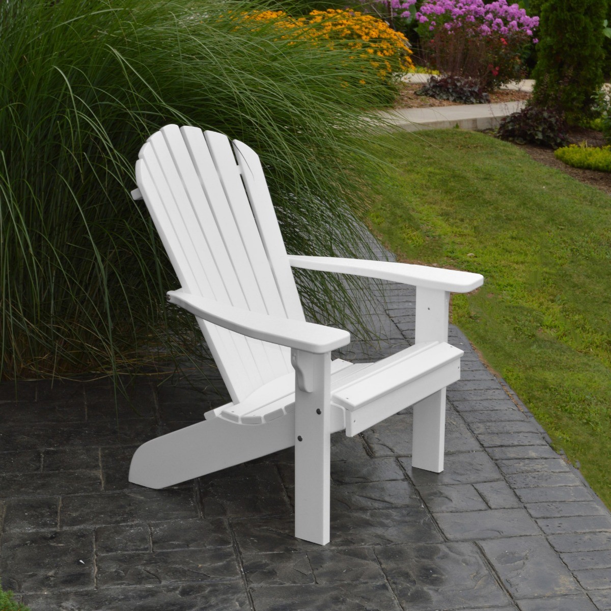 A&L Poly Fanback Adirondack Chair