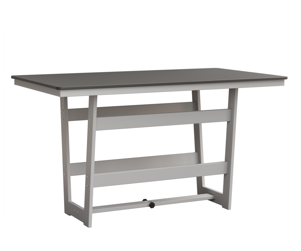 Berlin Gardens Hudson 70 in Rectangular Bar Table