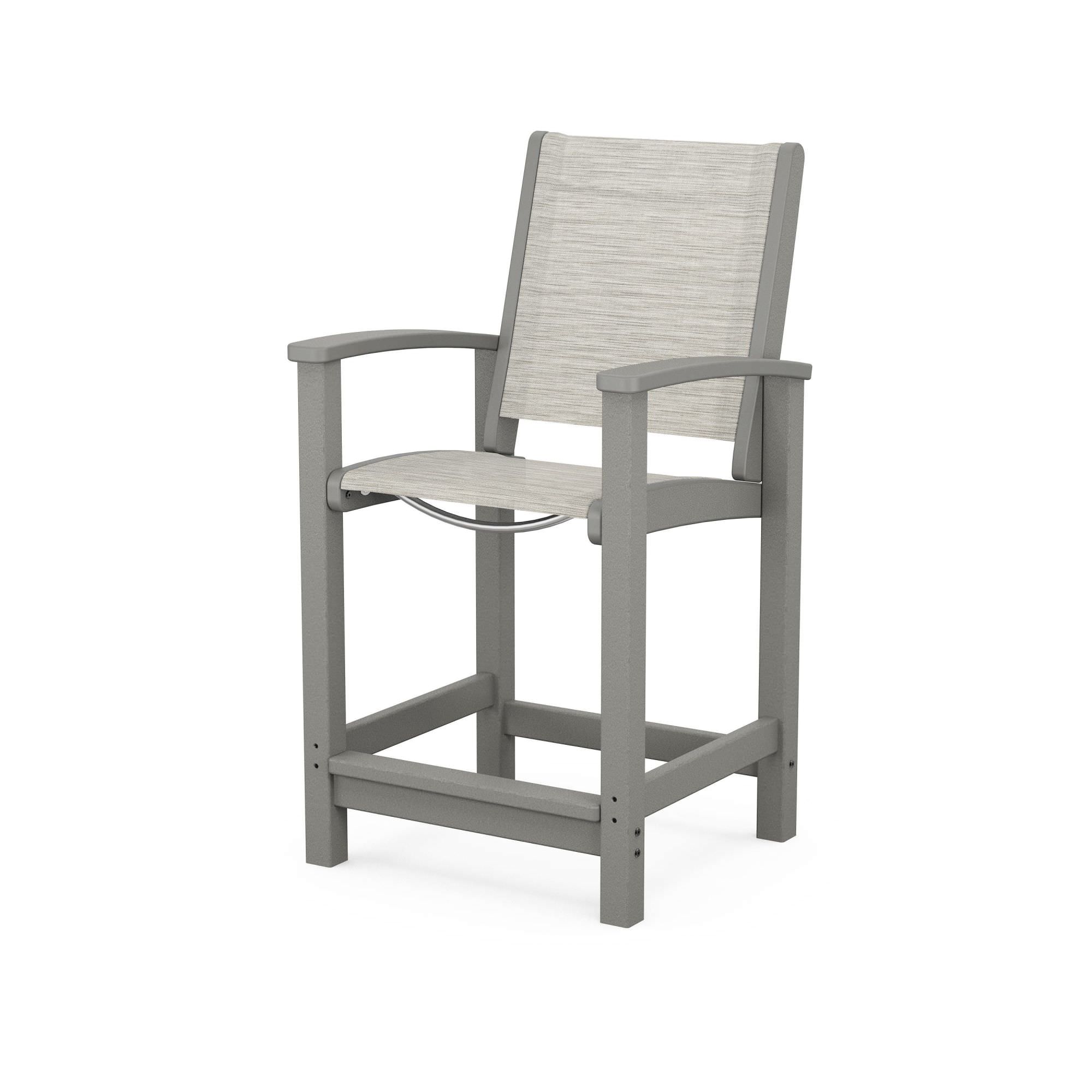 POLYWOOD® Coastal Counter Chair