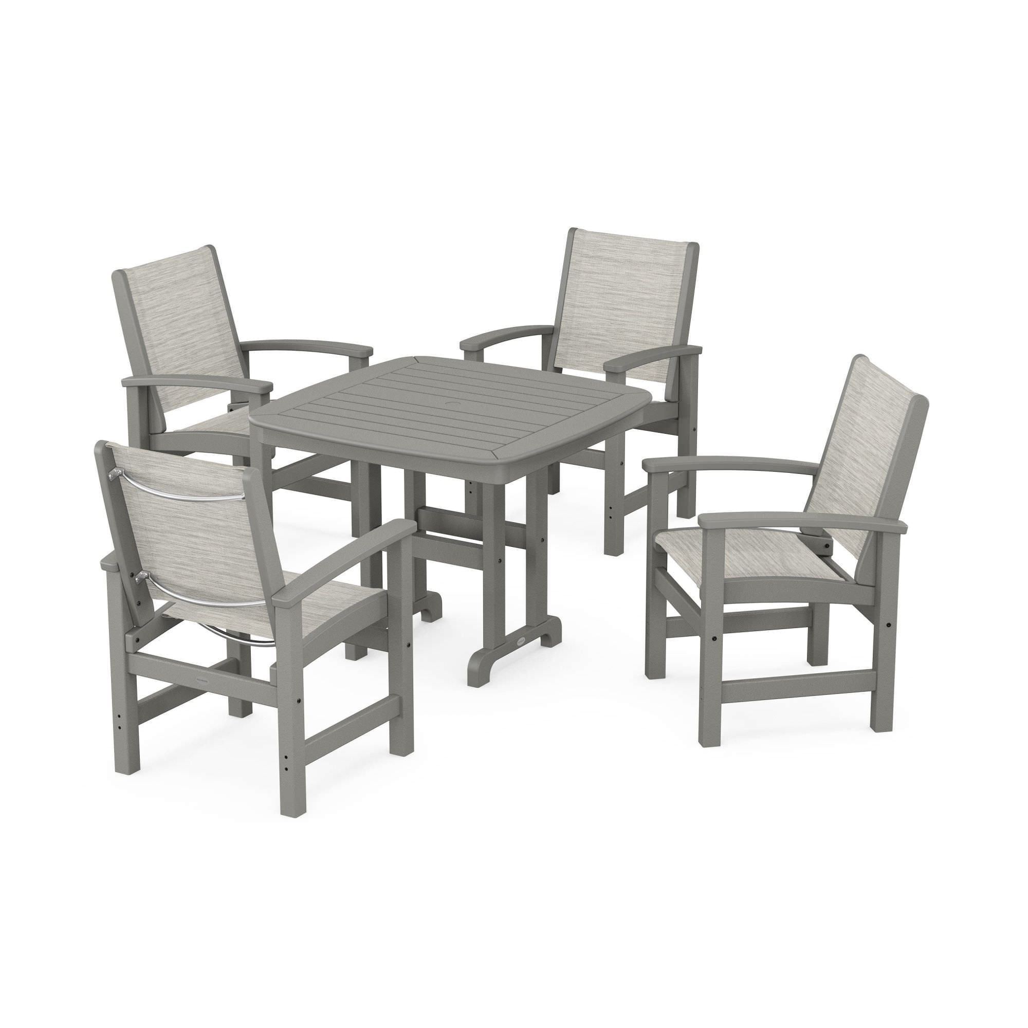 POLYWOOD Coastal 5-Piece Dining Set