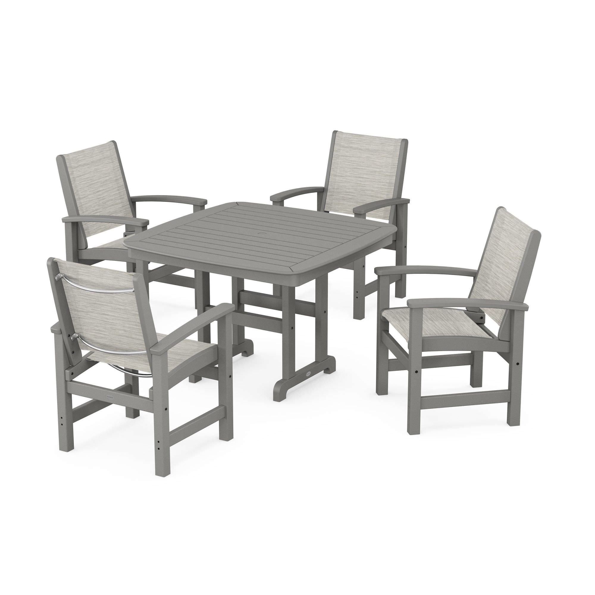 POLYWOOD Coastal 5-Piece Dining Set
