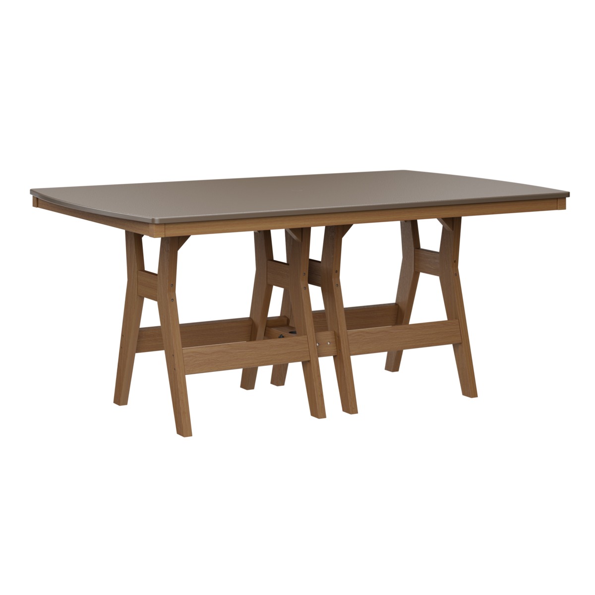 Berlin Gardens Harbor Hammered Finish 44 x 72 in Counter Table