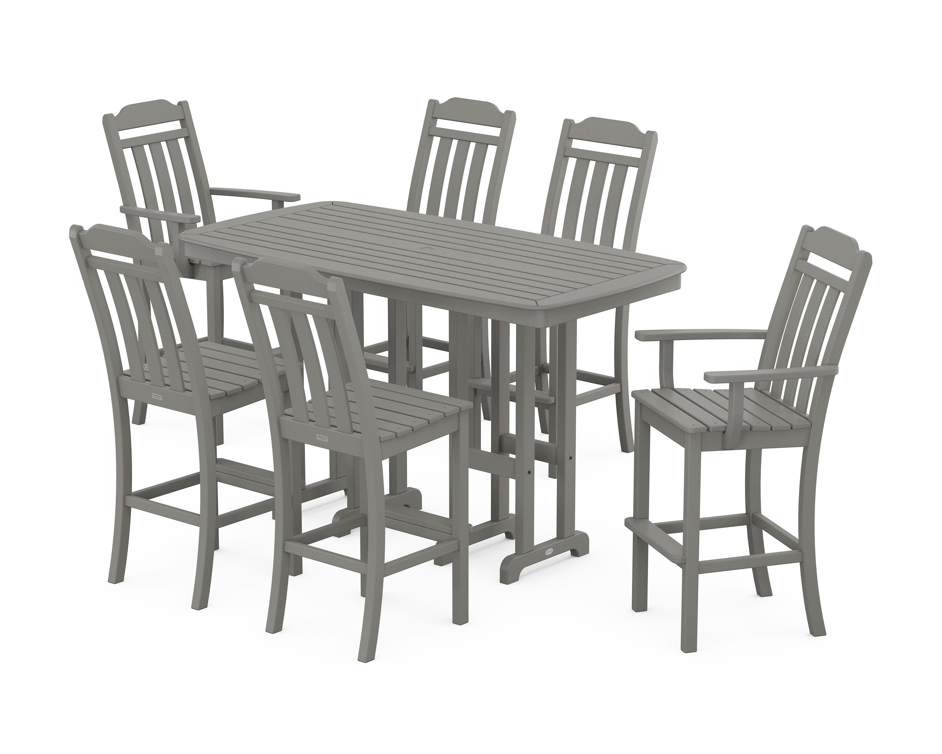 POLYWOOD Cottage 7-Piece Bar Set