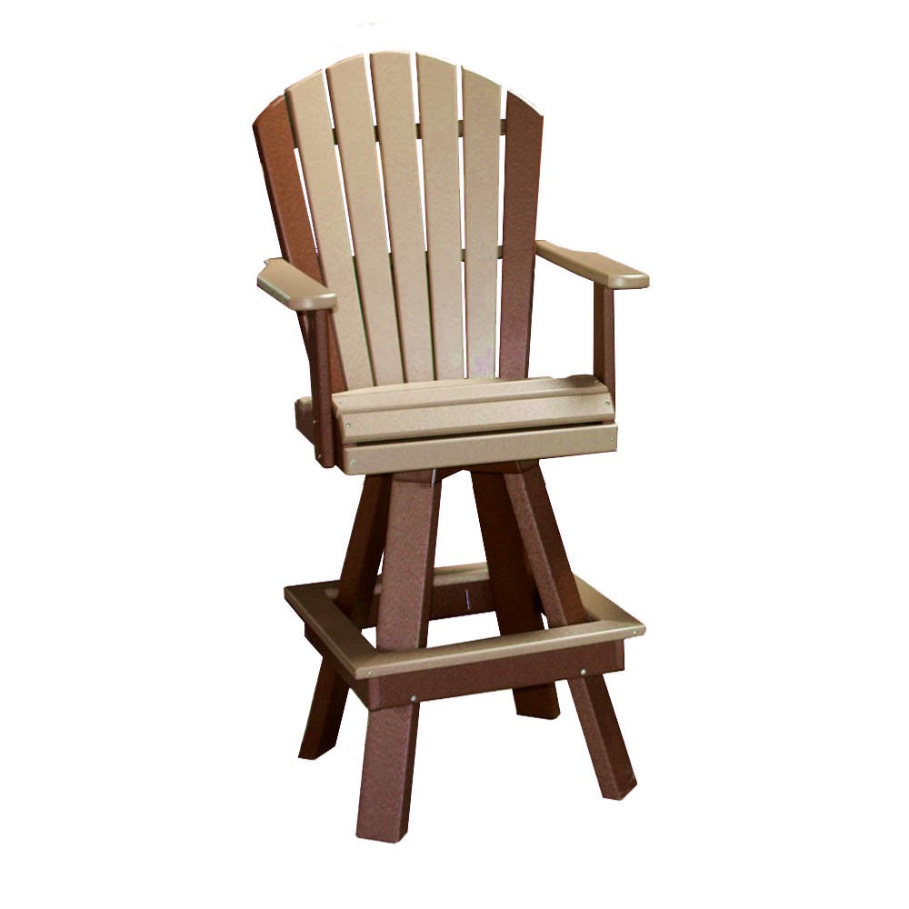 Amish Poly Classic 20in Swivel Balcony Chair
