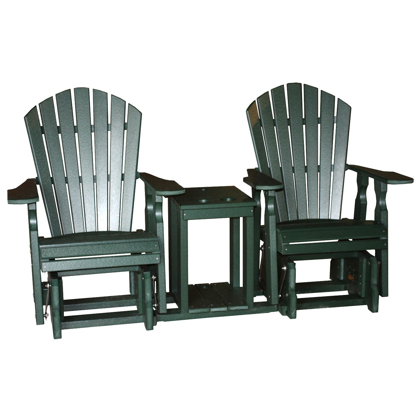 Amish Poly Classic Settee Glider