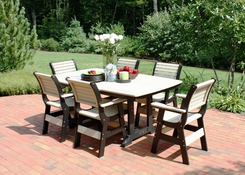 Malibu Outdoor Napa 43 in x 76 in Dining Table