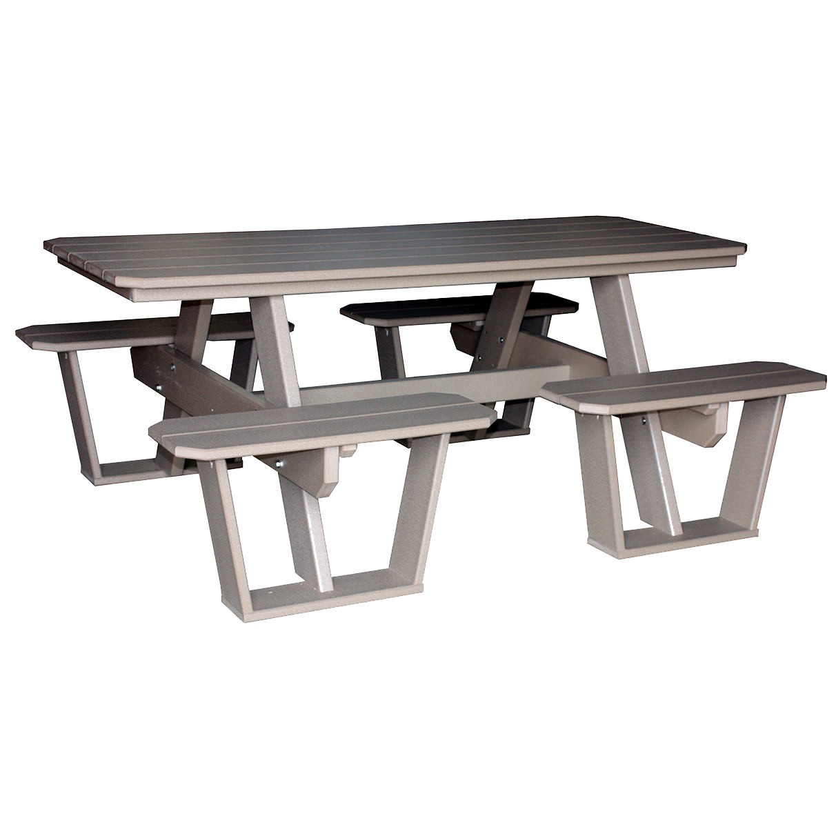 Amish Poly 6' Split Seat Picnic Table