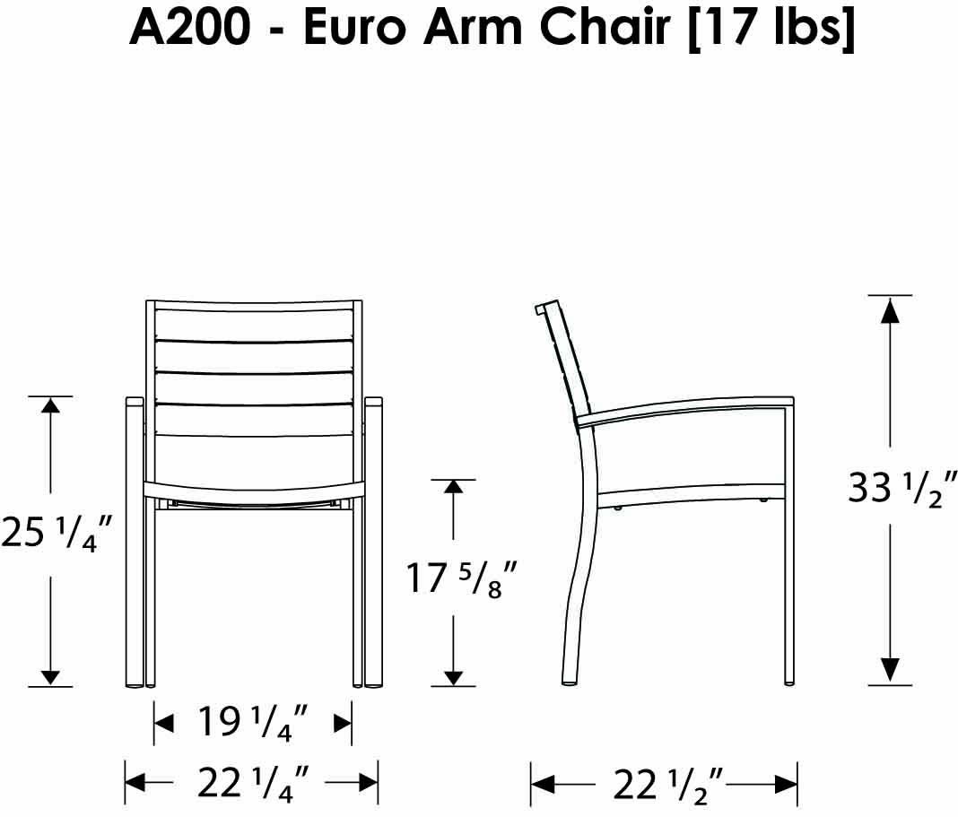 POLYWOOD Euro Arm Chair