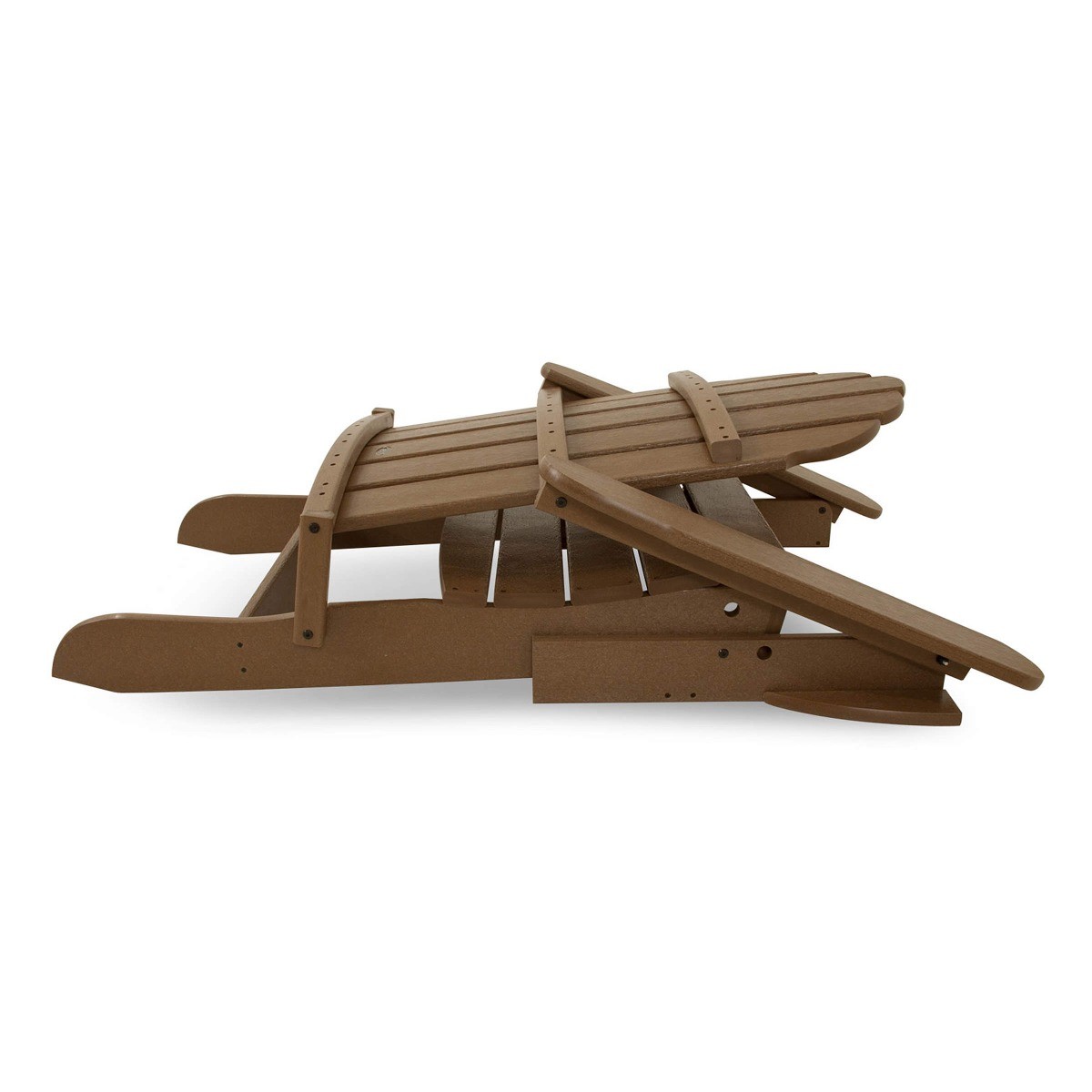POLYWOOD® Classic Oversized Curveback Adirondack 5-Piece Casual Set