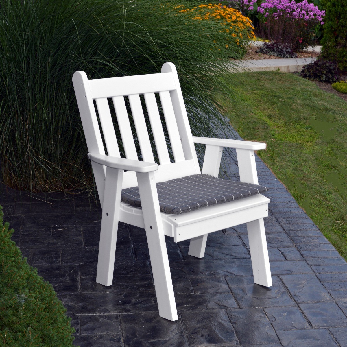 A&L Furniture Poly Traditional English Dining Chair