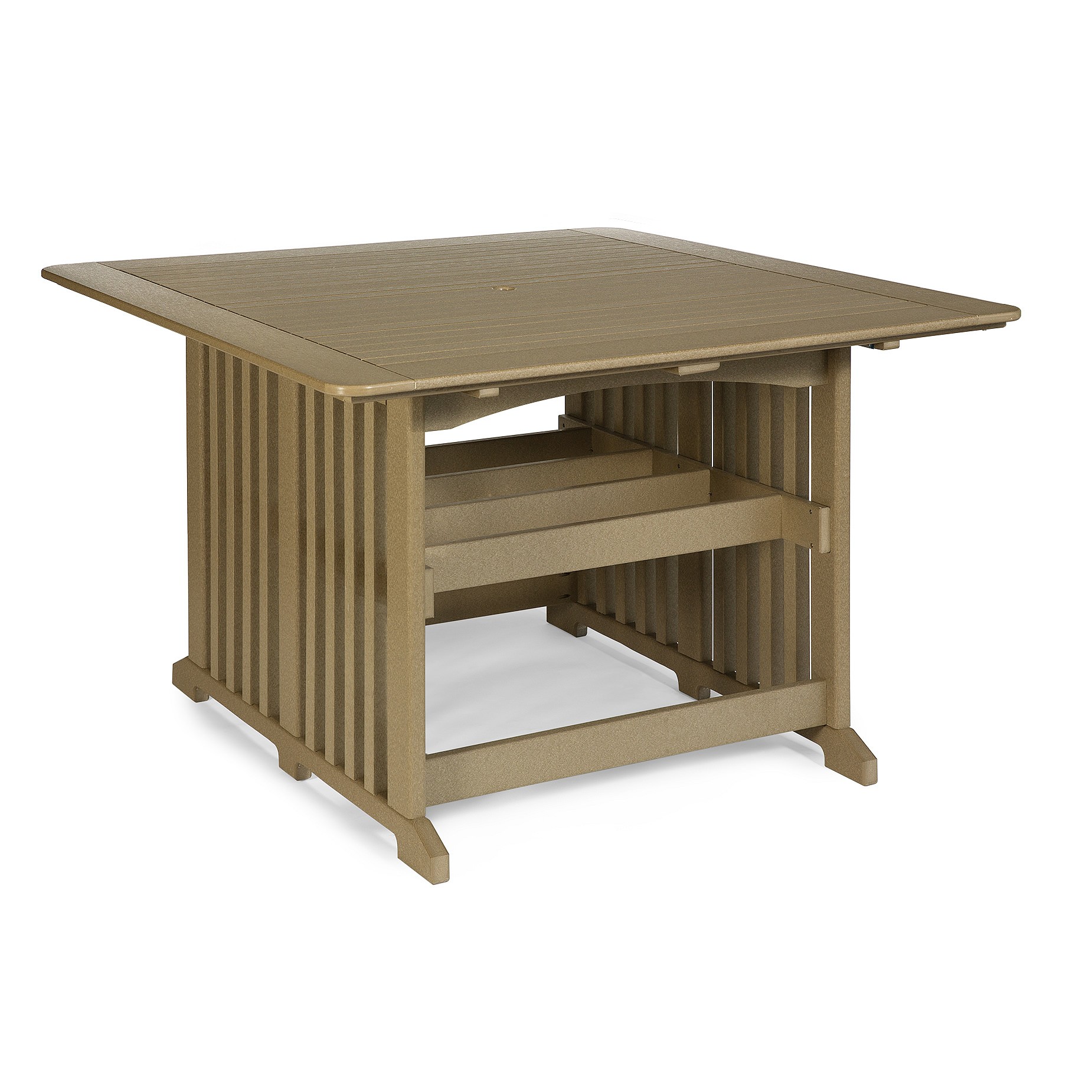 Amish Poly Square 60 in Counter Table