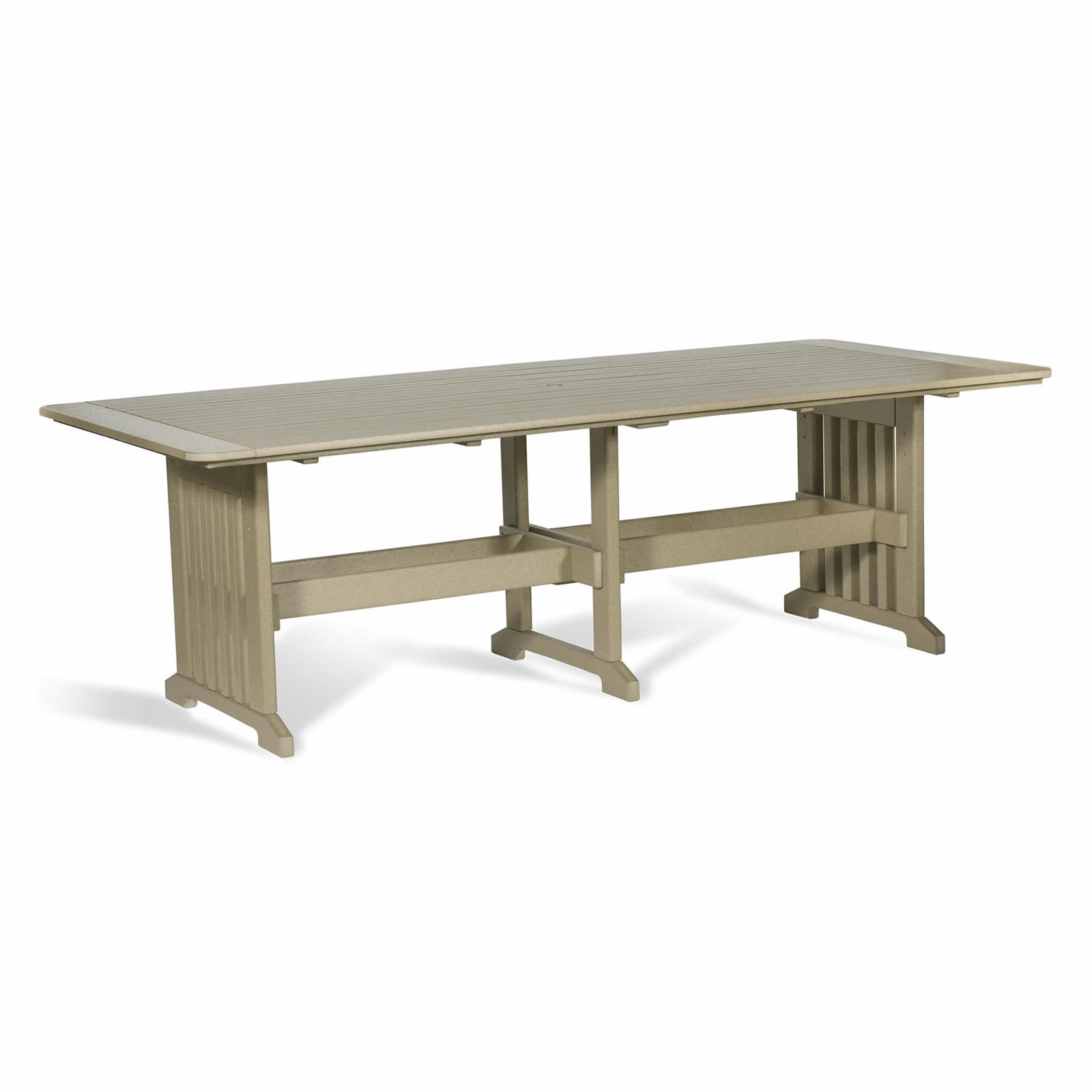 Amish Poly Fanback Bistro 9 pc Dining Set