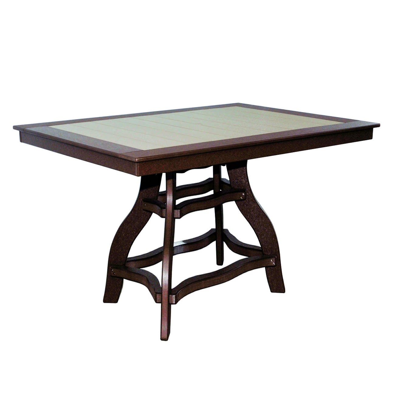 Amish Poly 36 in x 46 in Rectangle Bar Table