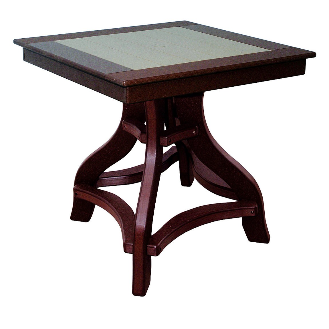 Amish Poly 32 in Square Counter Table