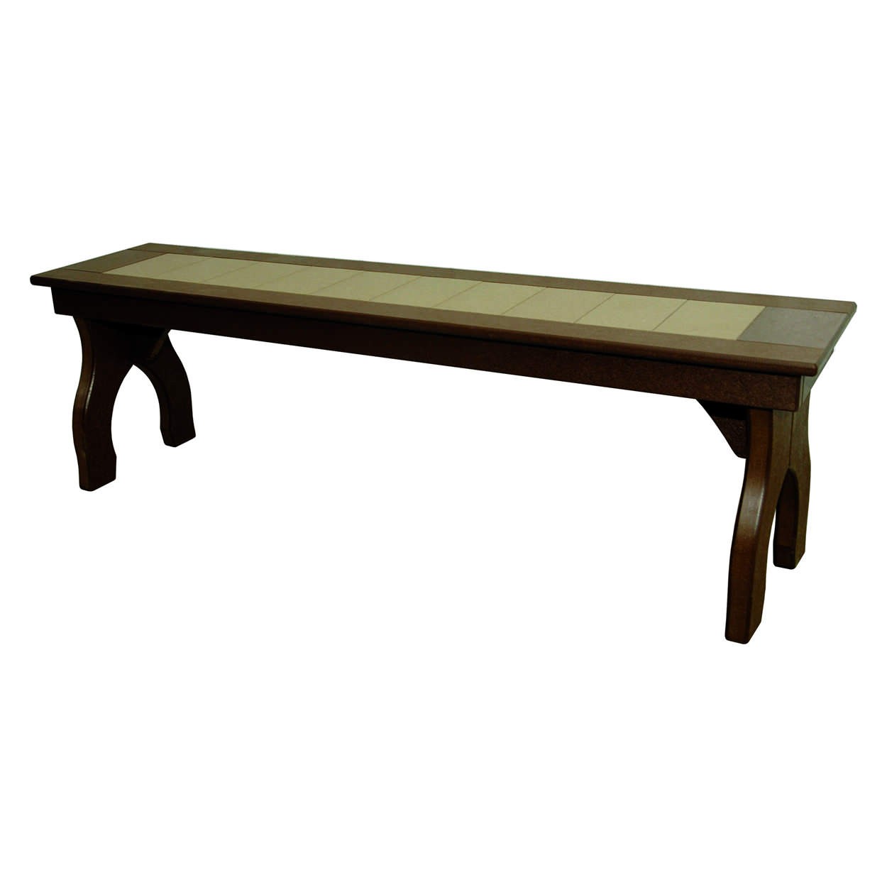 Amish Poly 72 in Backless Dining Bench