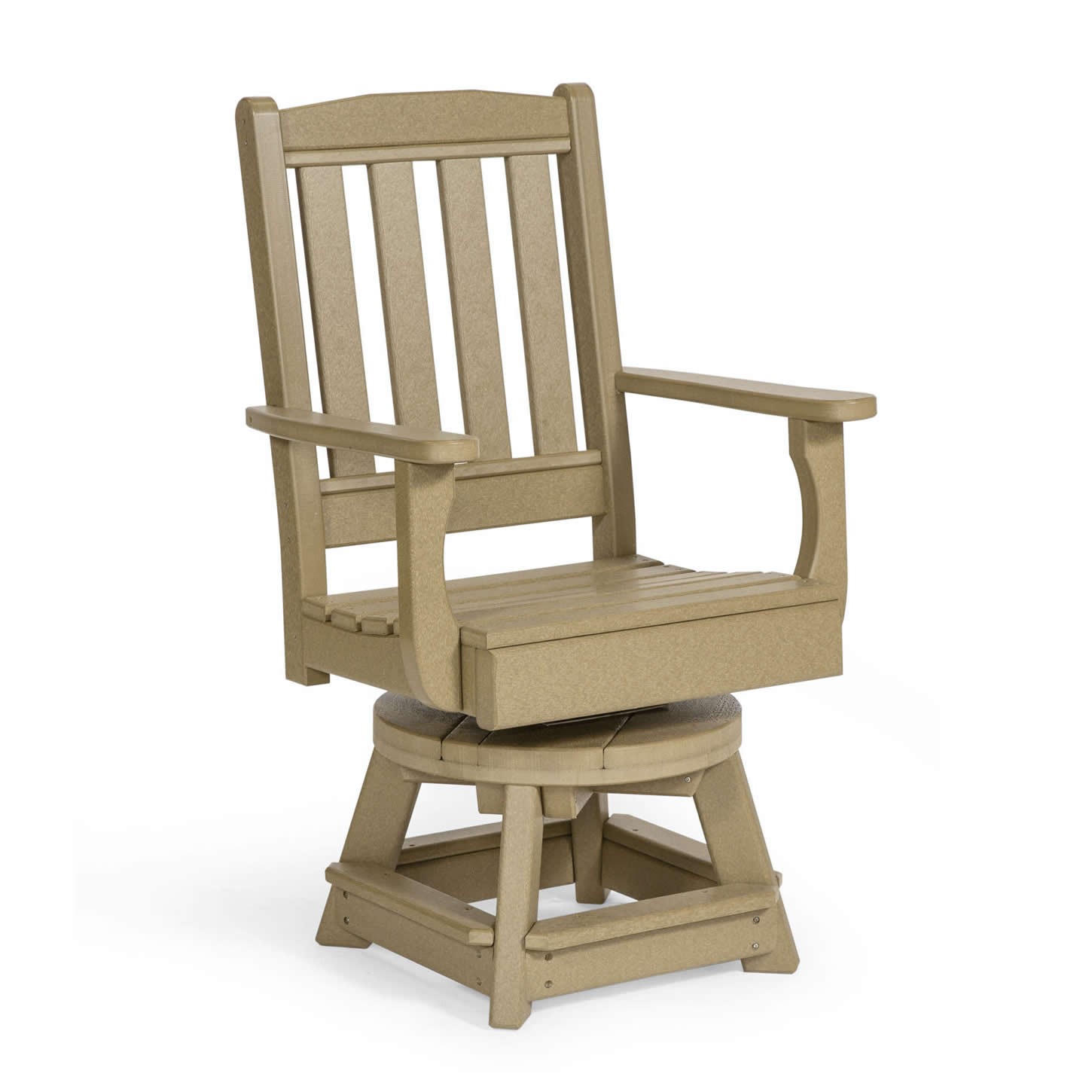 Amish Poly English Garden 5 pc Swivel Dining Set