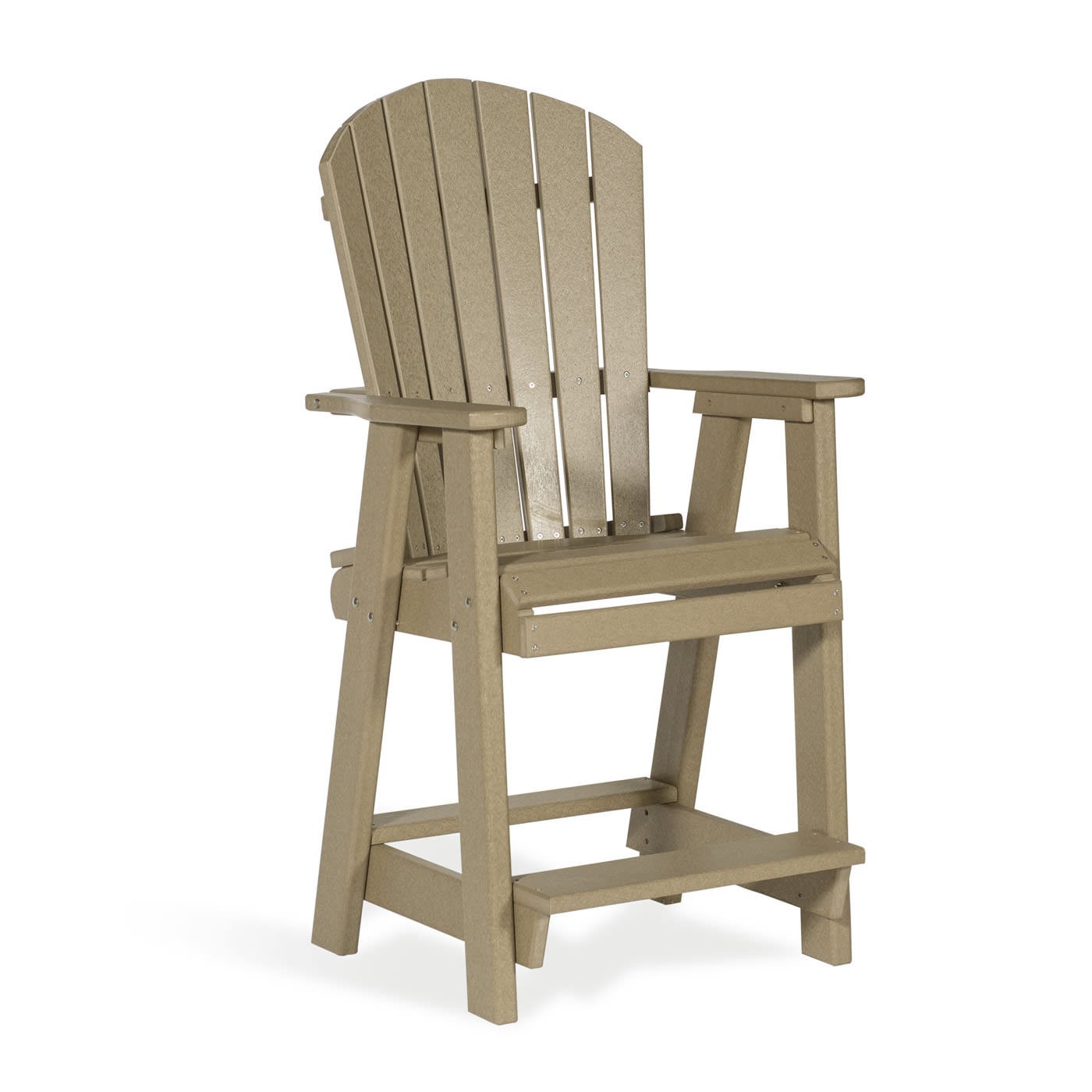 Amish Poly Fanback Balcony 3 pc Bar Set