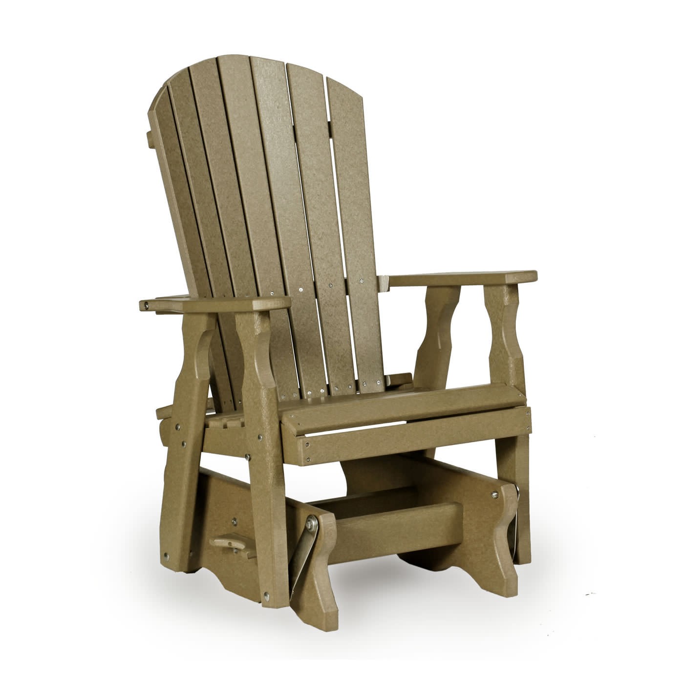 Amish Poly Fanback 4 pc Glider Set