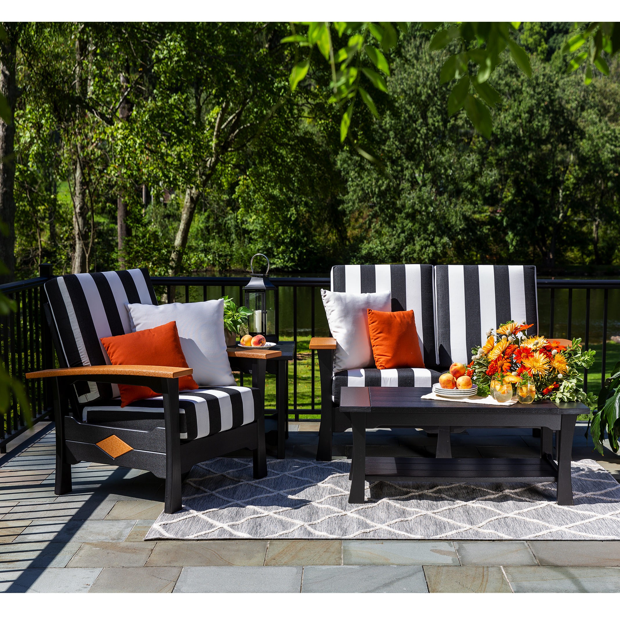 Amish Poly Mission Deep Seating 4 pc Set