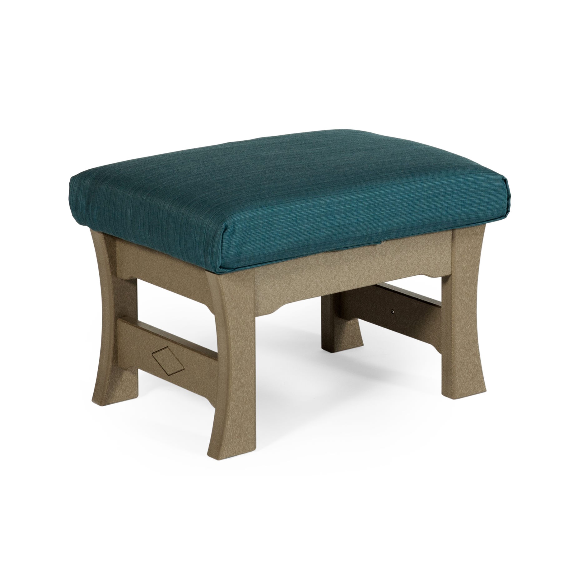 Amish Poly Mission Ottoman