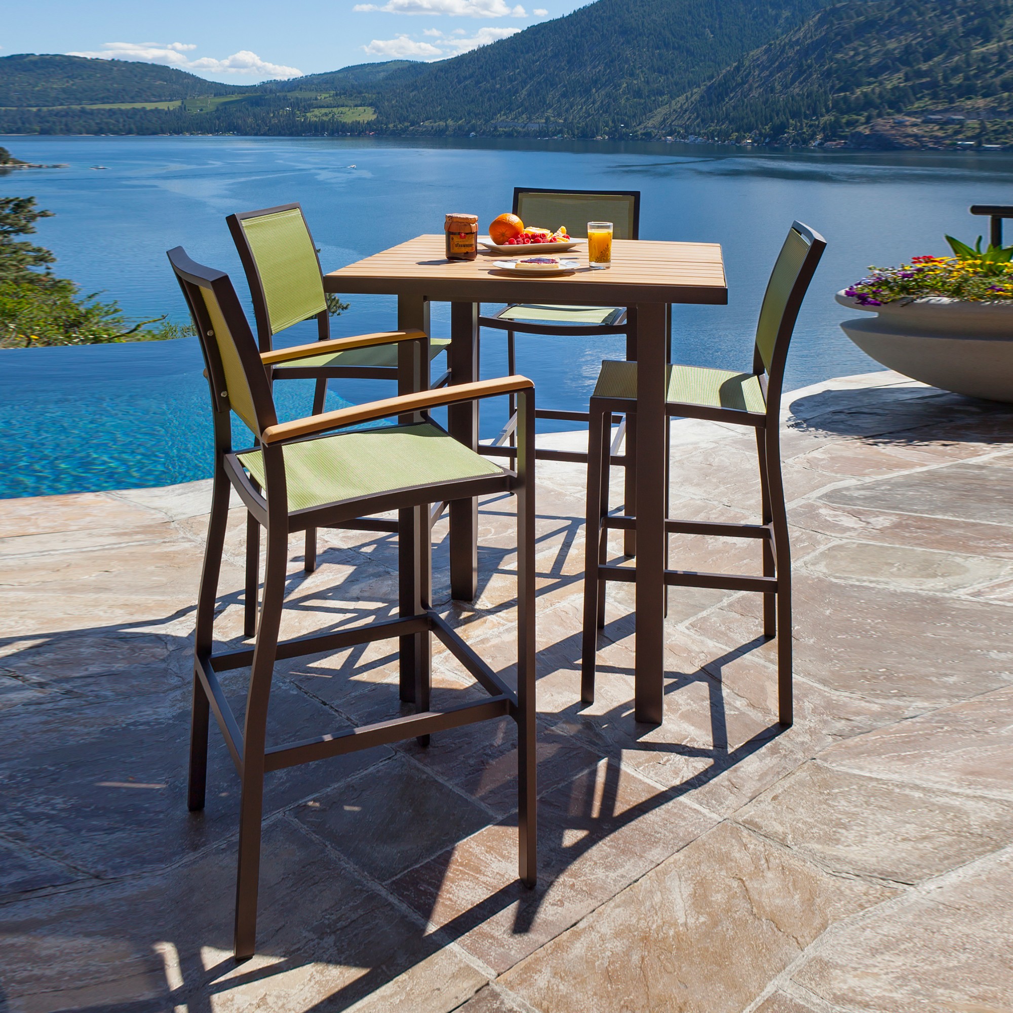 POLYWOOD Bayline 5 Pc Bar Set