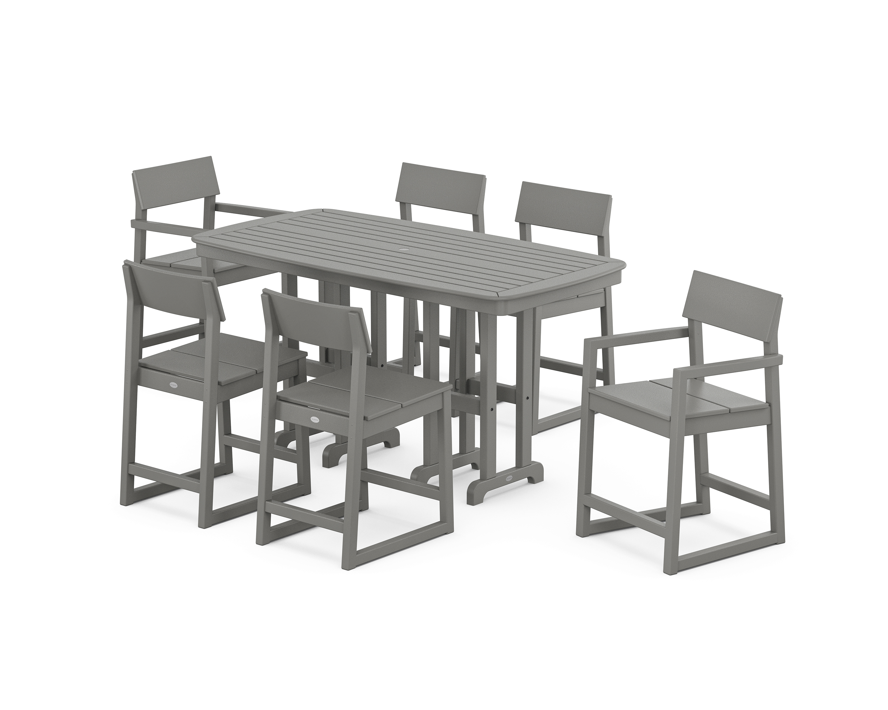 POLYWOOD EDGE 7-Piece Counter Set