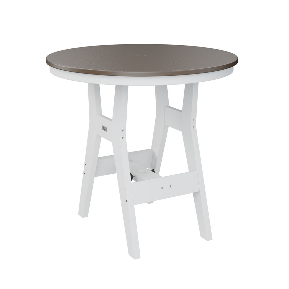 Berlin Gardens Harbor Hammered Finish 38 in Round Bar Table