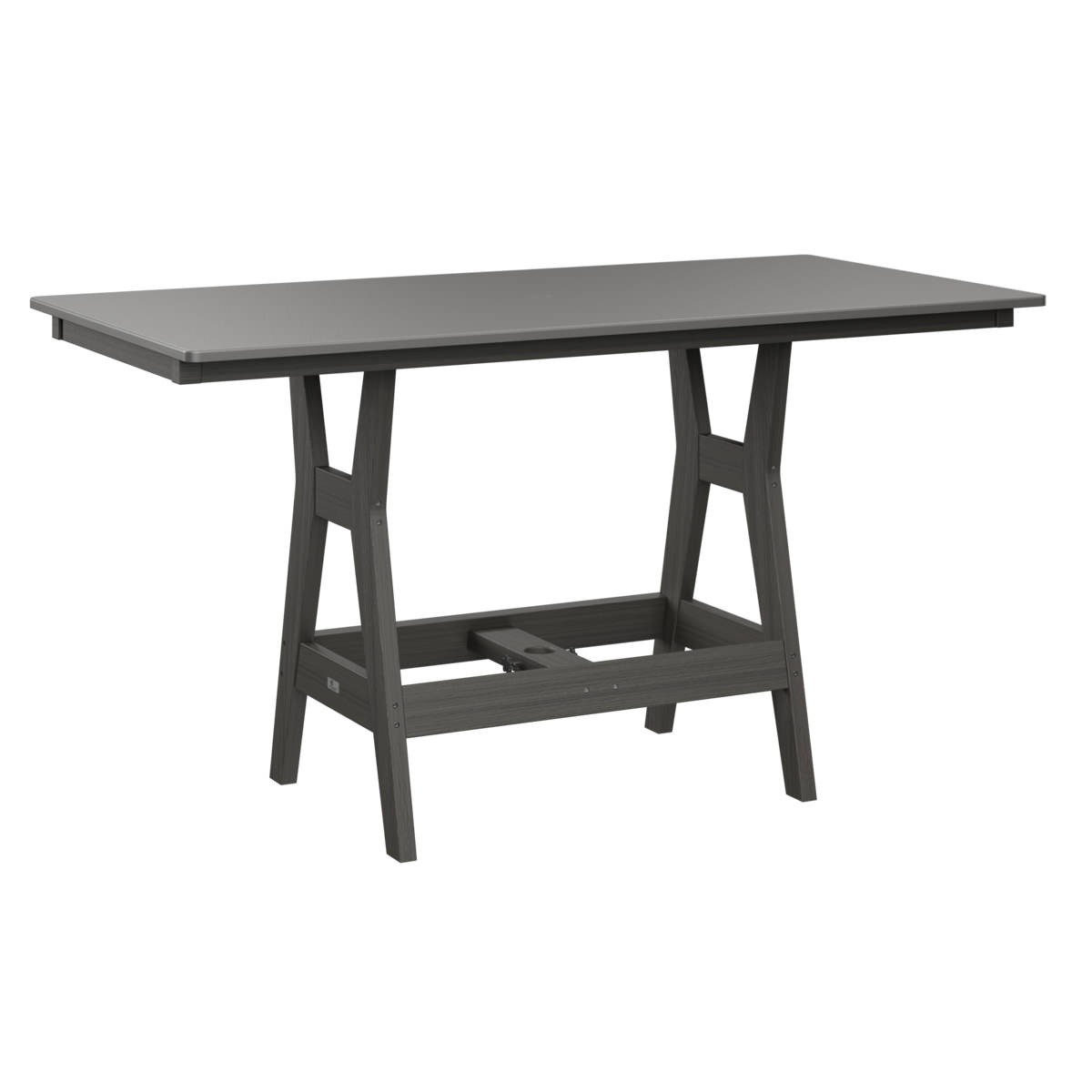 Berlin Gardens Harbor Hammered Finish 33 x 66 in Rectangle Bar Table