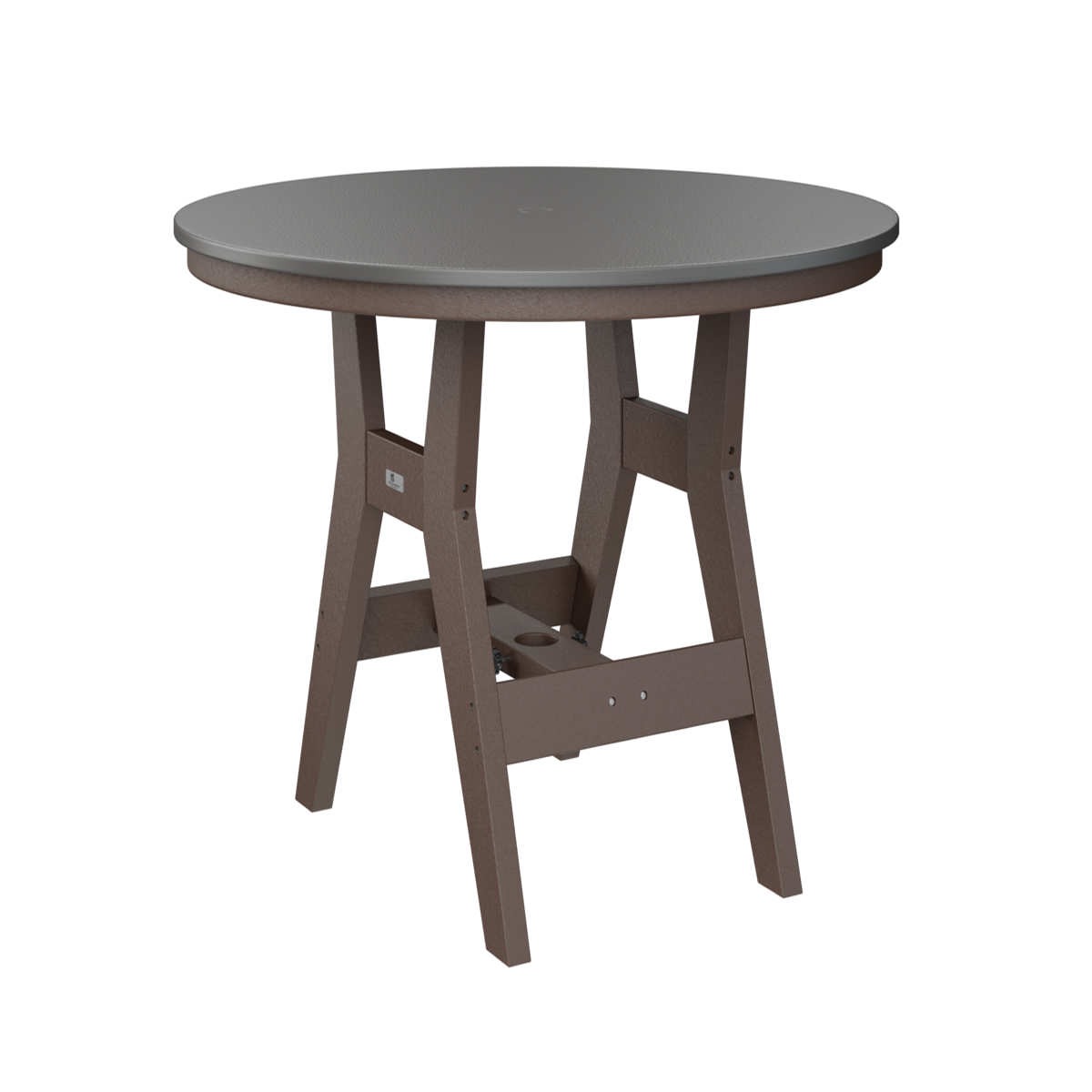 Berlin Gardens Harbor Hammered Finish 38 in Round Counter Table
