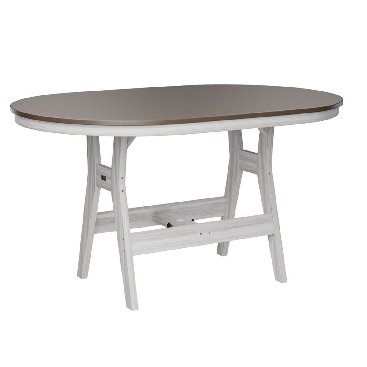 Berlin Gardens Harbor Hammered Finish 44 x 64 in Bar Table