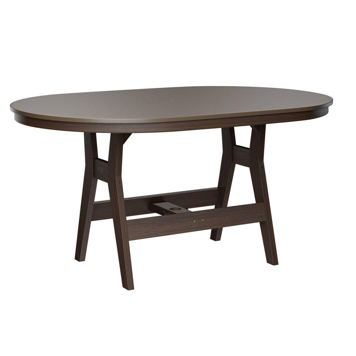 Berlin Gardens Harbor Hammered Finish 44 x 64 in Counter Table