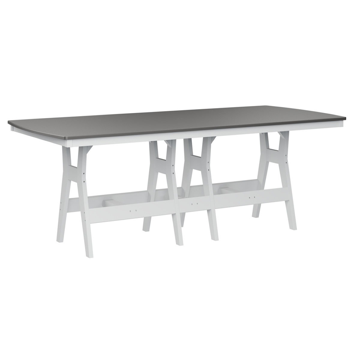 Berlin Gardens Harbor Hammered Finish 44 x 96 in Counter Table