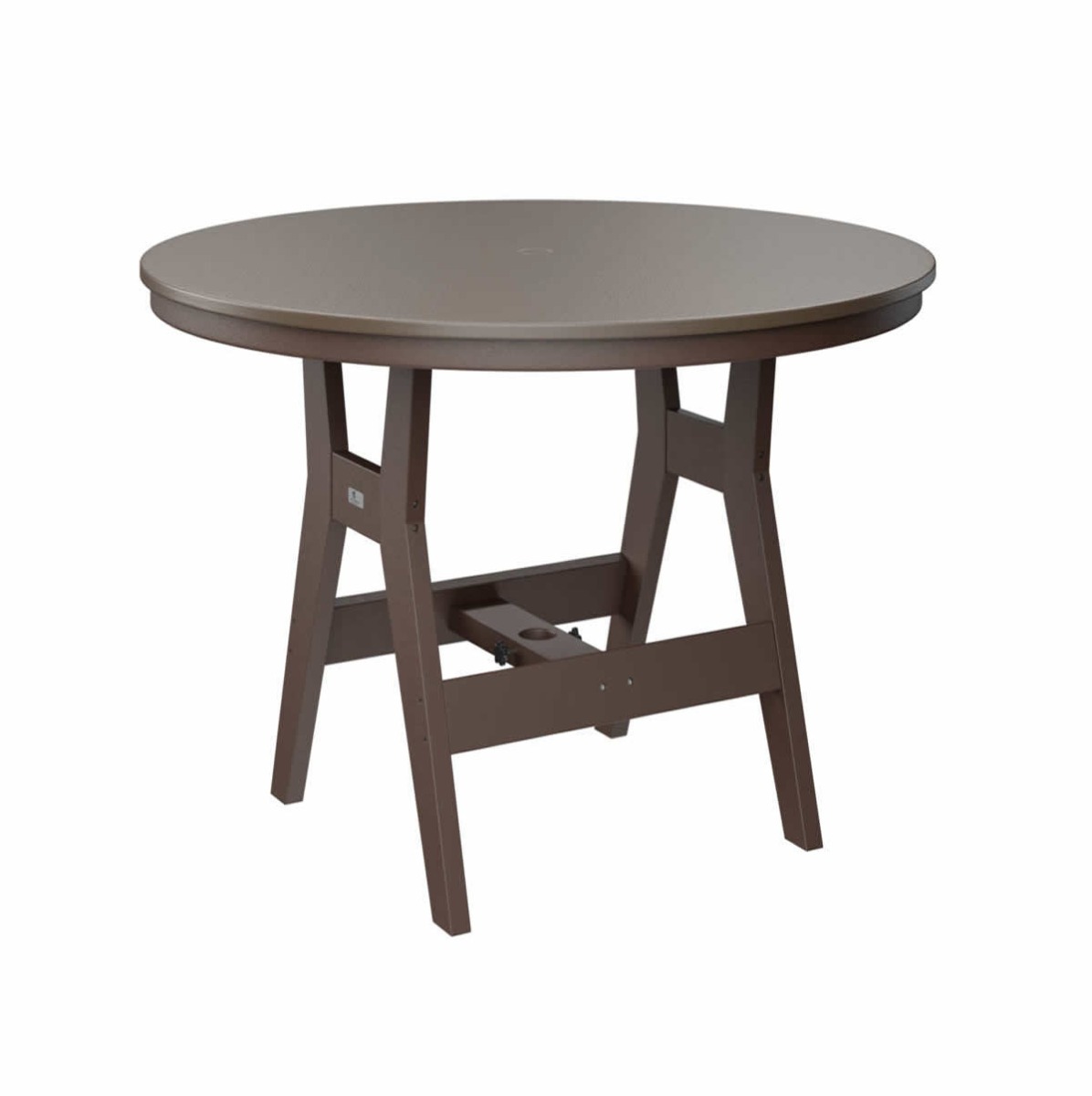 Berlin Gardens Harbor Hammered Finish 48 in Round Bar Table