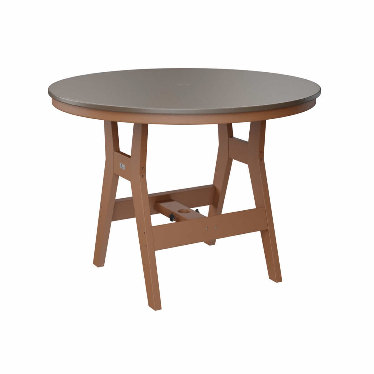 Berlin Gardens Harbor Hammered Finish 48 in Round Counter Table