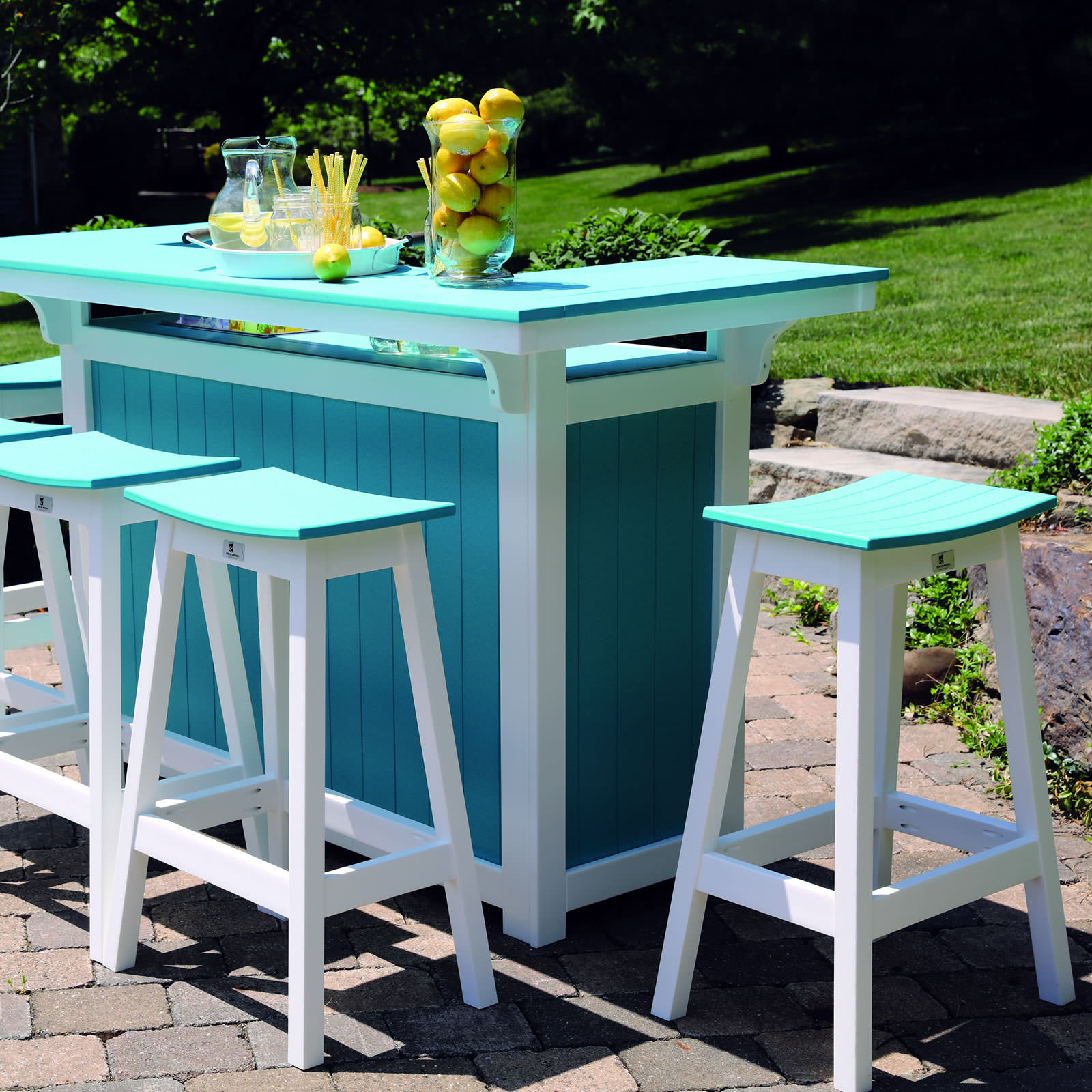 Berlin Gardens Saddle Bar Stool