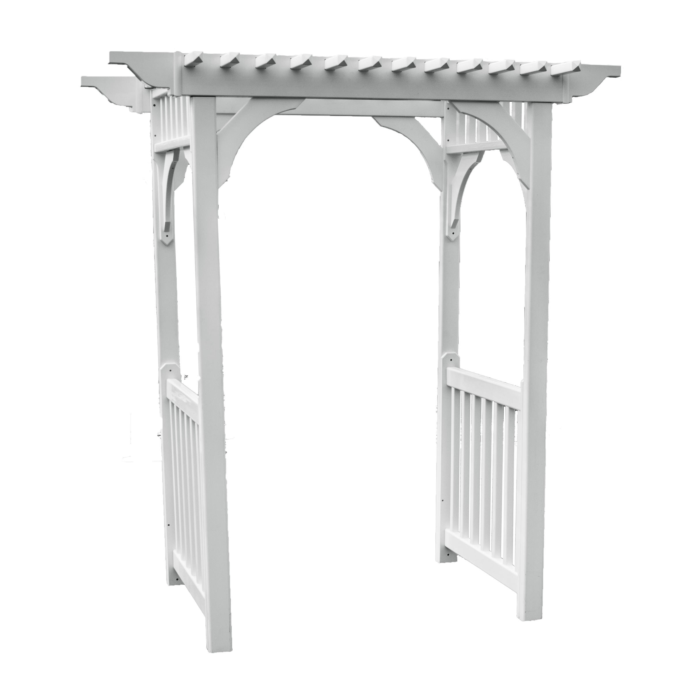 Berlin Gardens Sidewalk Arbor-White