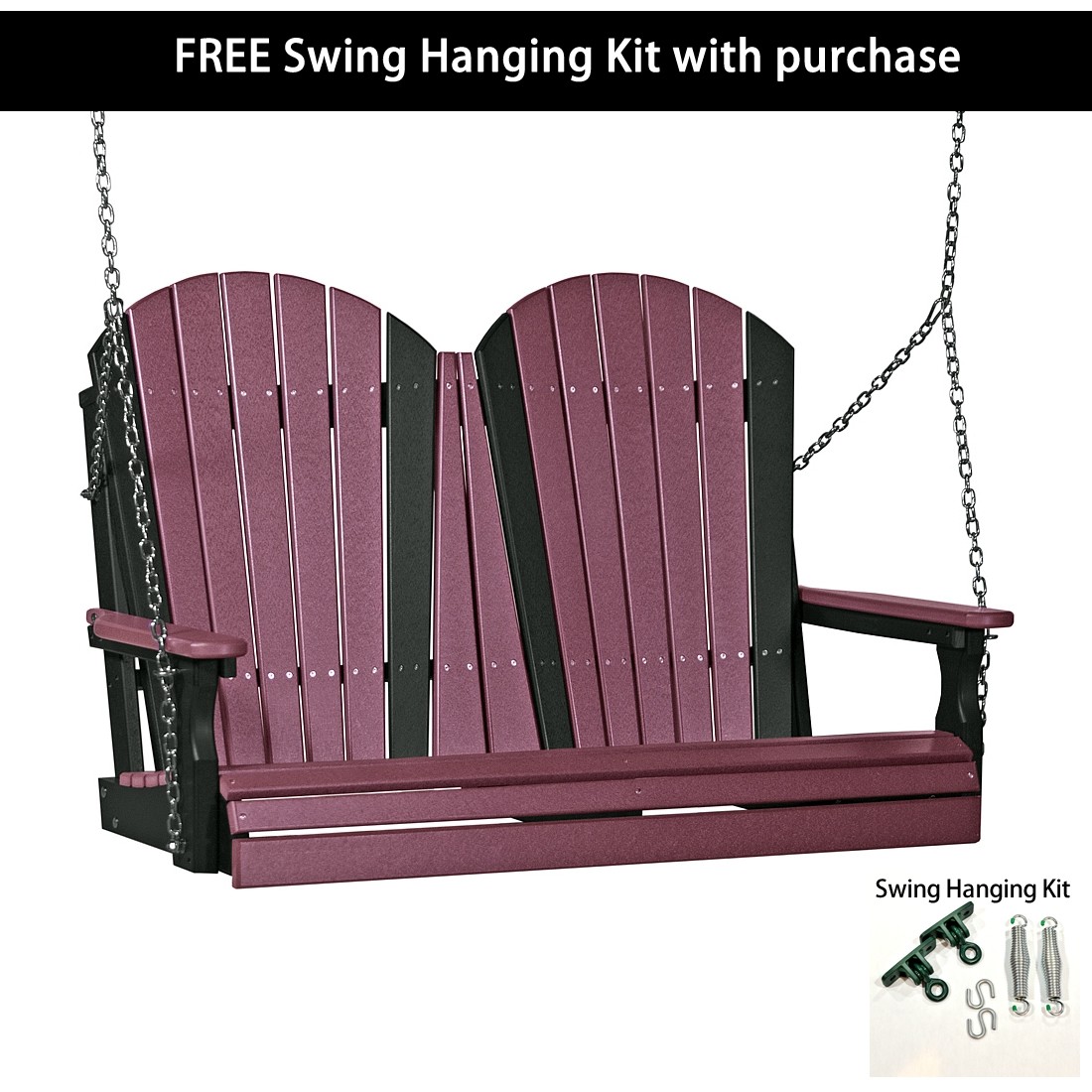 Luxcraft Adirondack 4 ft Swing