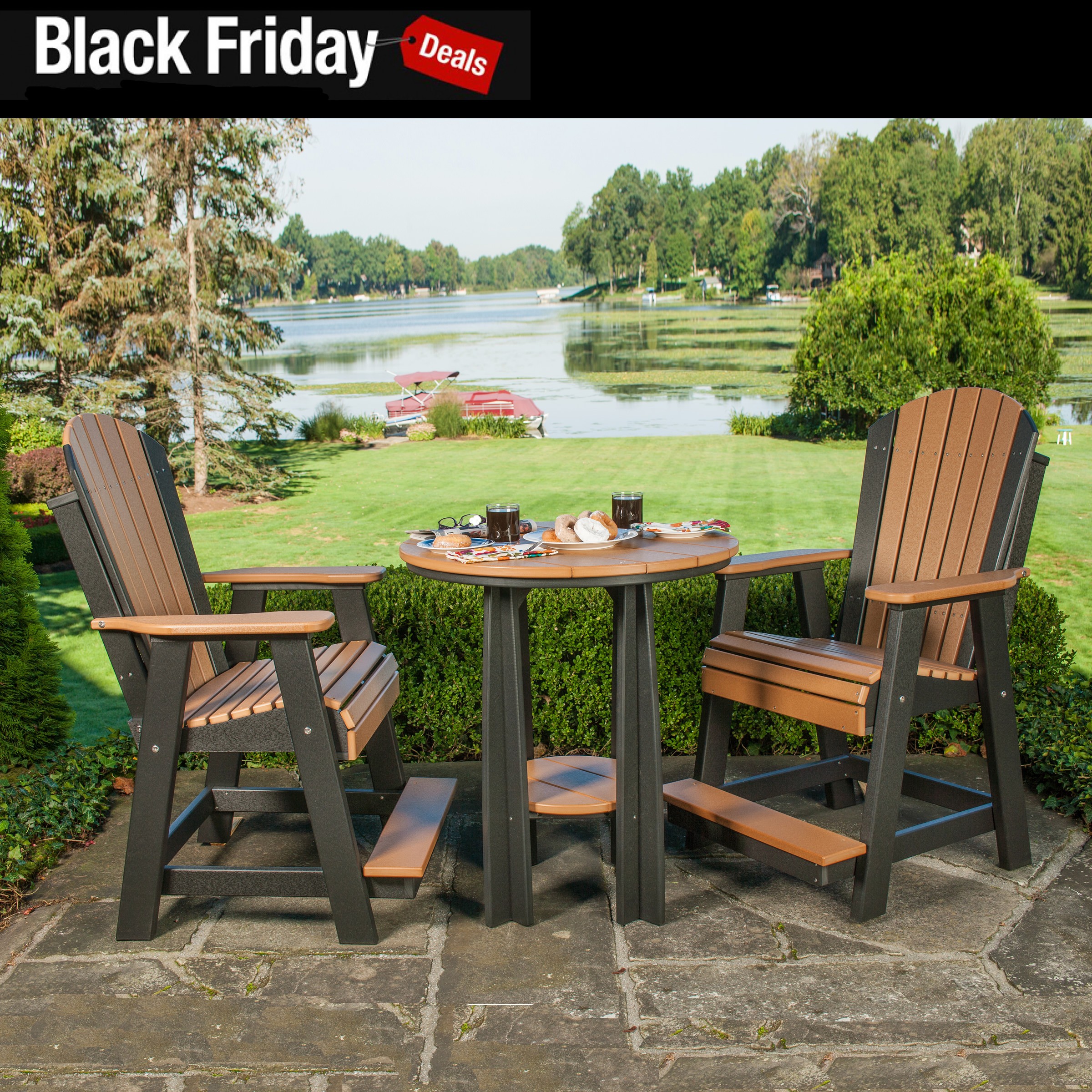 Luxcraft Adirondack Balcony Set