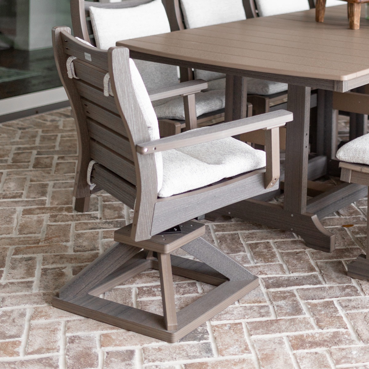 Berlin Gardens Bristol Swivel Rocker Dining Chair