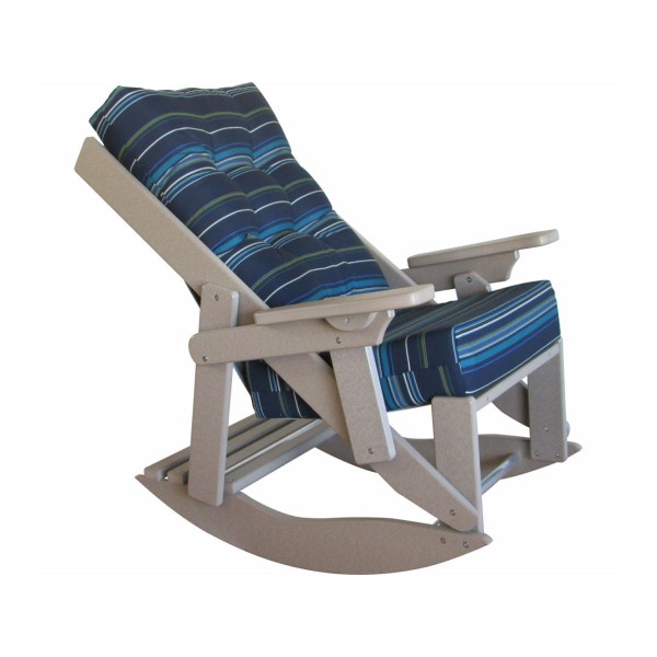 Amish Poly Caribbean Premium Comfort Rocker Recliner