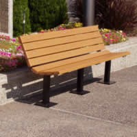 Frog Furnishings Contour 6 ft Poly Bench