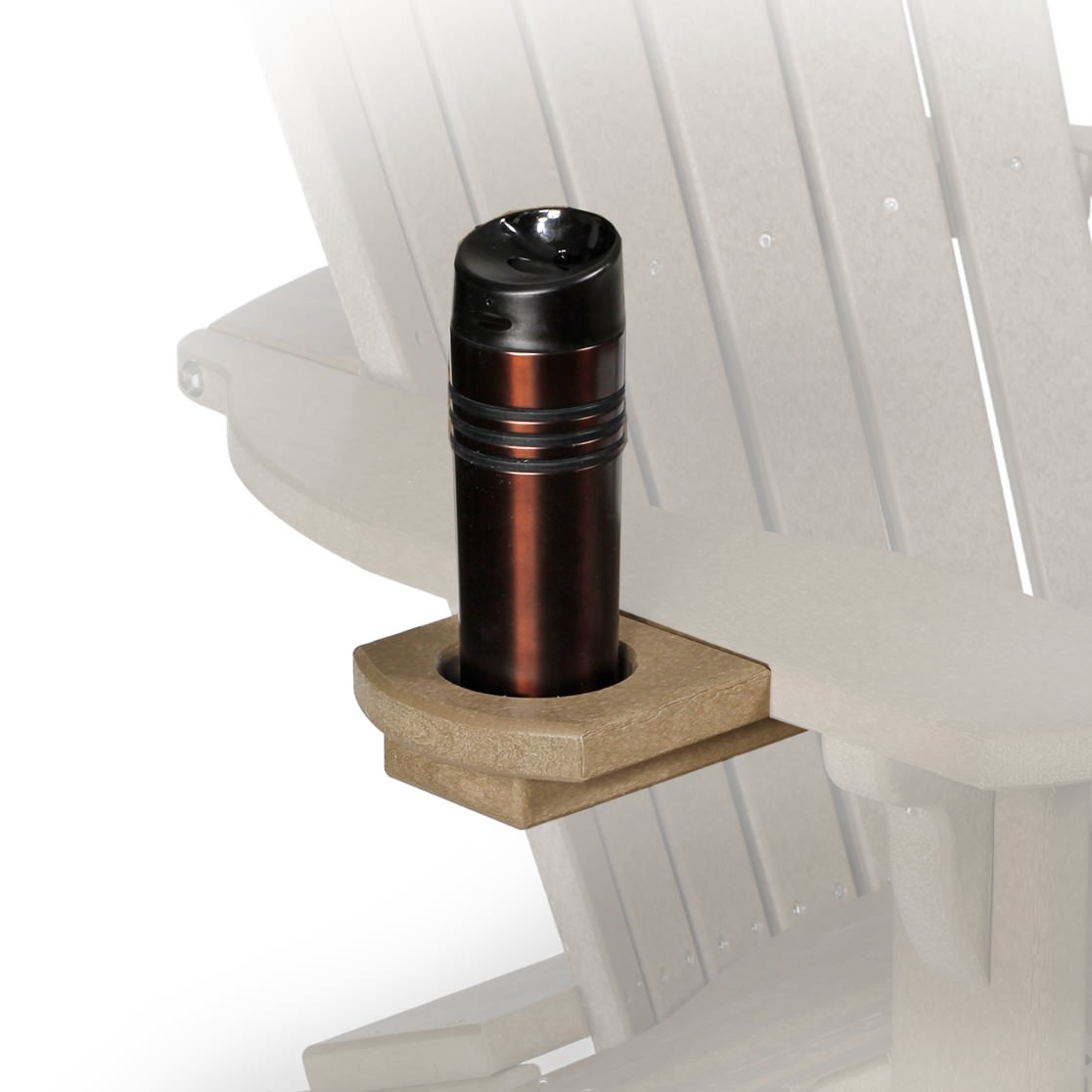 Amish Poly Fan-Back Single Glider